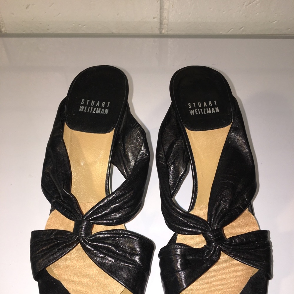 Stuart Weizmann Black Sandals With Heel - image 2